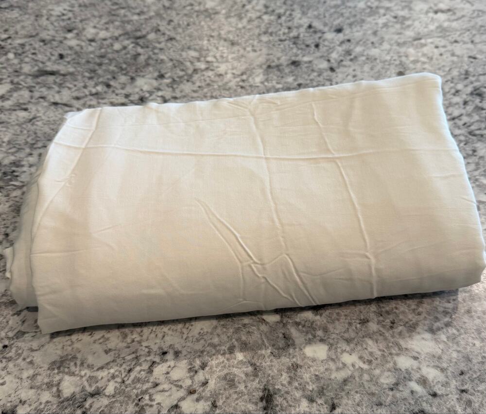 Cozy Earth - Bamboo Flat Sheet - Twin - Creme